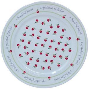 Hallmark "a thankful heart, a grateful plateful" 12" Gift Giving Dinner Plate